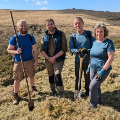 Volunteering with us Image of some Moor Trees volunteers